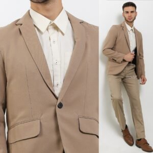 Blazer Casual Semi Woll setelan jas elegan semi woll