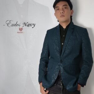 Men's Catalog blazer embos navy
